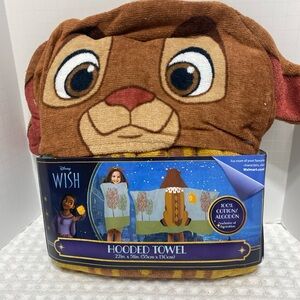 Disney Wish Kids Cotton Hooded Bath Towel.